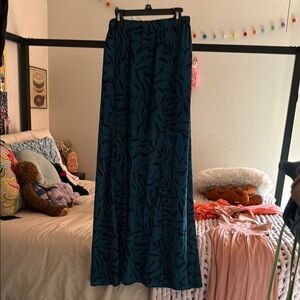 Buddy Love Blue Maxi Skirt Resort Wear